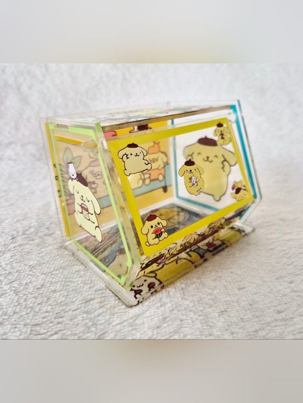 Sanrio Pompompurin Acrylic Box Organizer